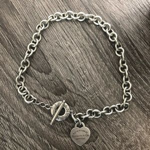 Return to Tiffany Heart Tag Toggle Necklace